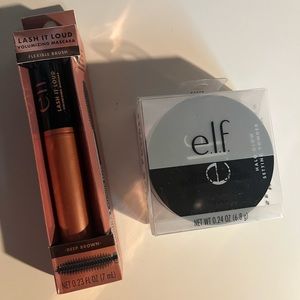 🌼2 for $5 NWT Elf Bundle:halo glow setting powder & deep brown mascara
